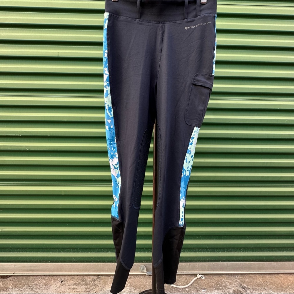 Equestrian Riding Leggings Noble Equestrian Horses Knee Patch Stretch Support